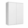 Mobile Specchio Bagno Vicco Roy, Bianco, 60x68 cm, Montaggio a Parete