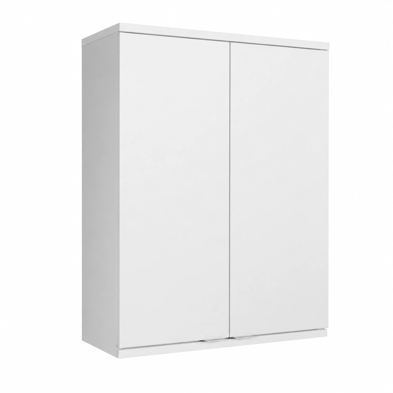 Mobile Specchio Bagno Vicco Roy, Bianco, 60x68 cm, Montaggio a Parete