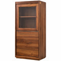 Vetrina in Legno di Sheesham Sydney con Finitura Laccata 63x40x147