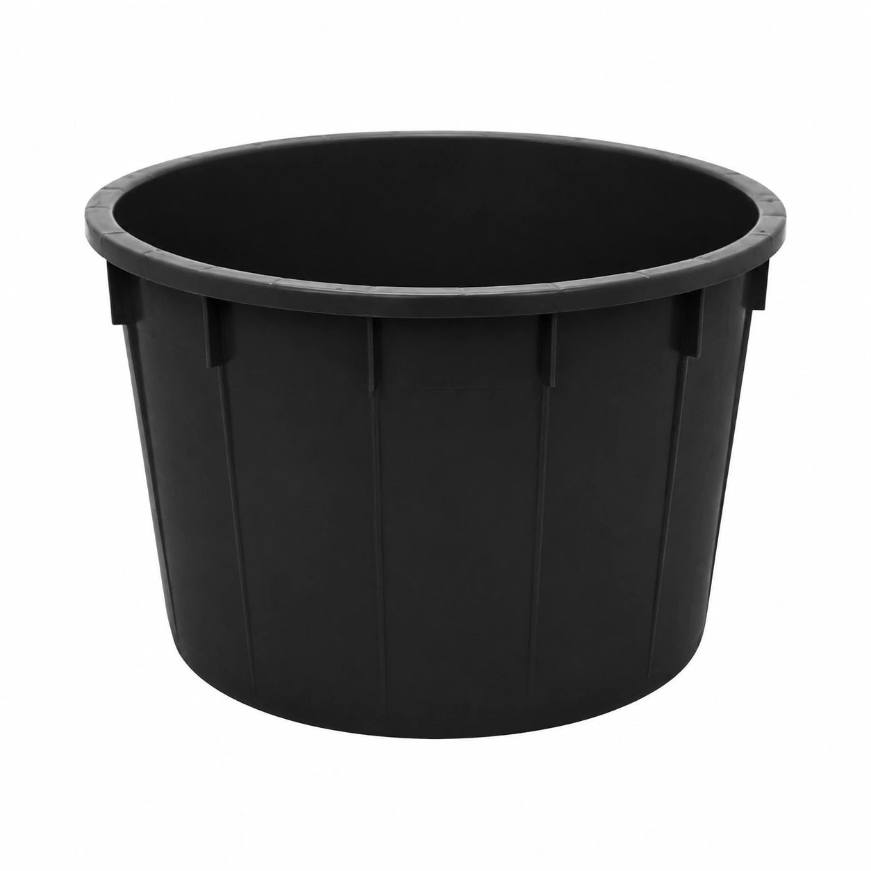 Serbatoio Rotondo in Plastica 225L Nero per Uso Industriale e Agricolo